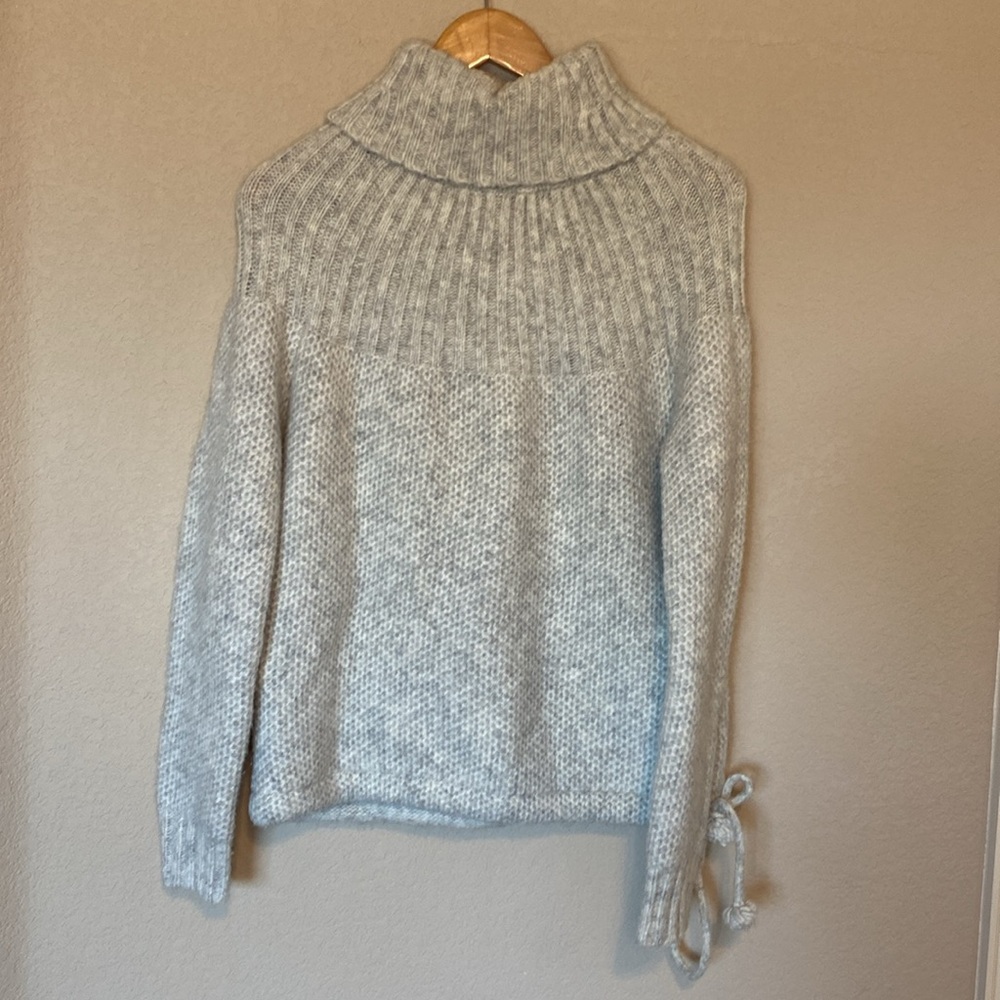 Madewell Snowbound Drawstring Pullover Gray Sweat… - image 4